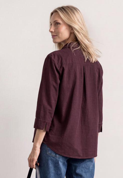Street One - LTD QR Corduroy Mix shirtcollar - 346862