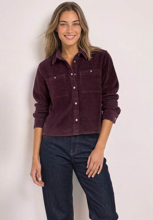 Street One - LTD QR Courduroy shirtcollar - 346941