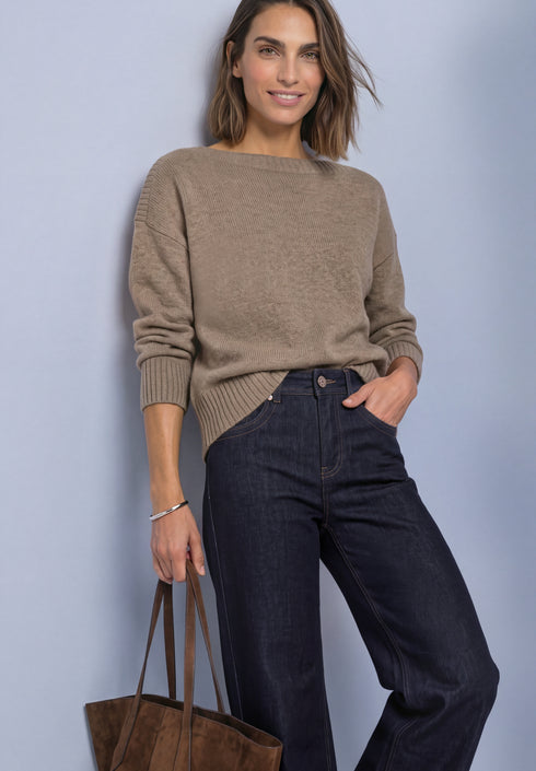 Street One - cosy u-boat sweater - 304055