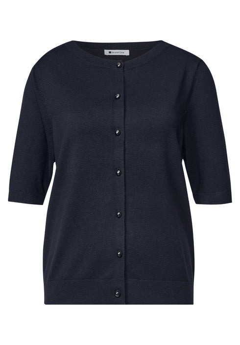 Street One - LTD QR short sleeve cardigan - 254189