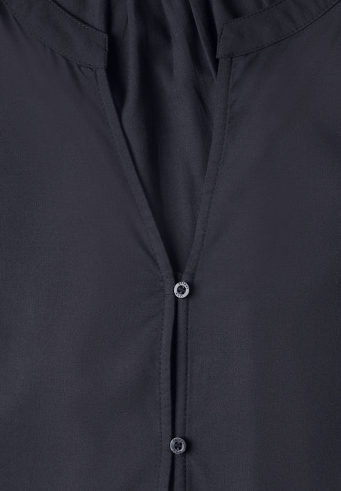 Street One - QR Splitneck blouse with button - 346856
