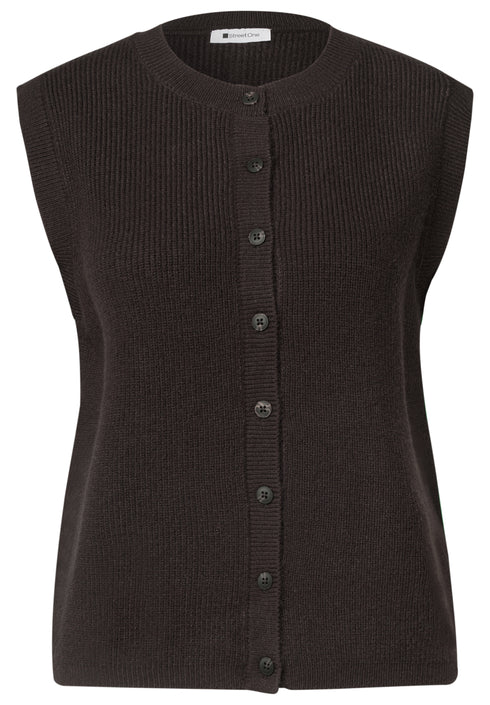 Street One - LTD QR sleeveless cardigan - 254146