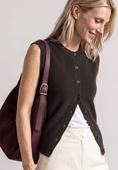 Street One - LTD QR sleeveless cardigan - 254146
