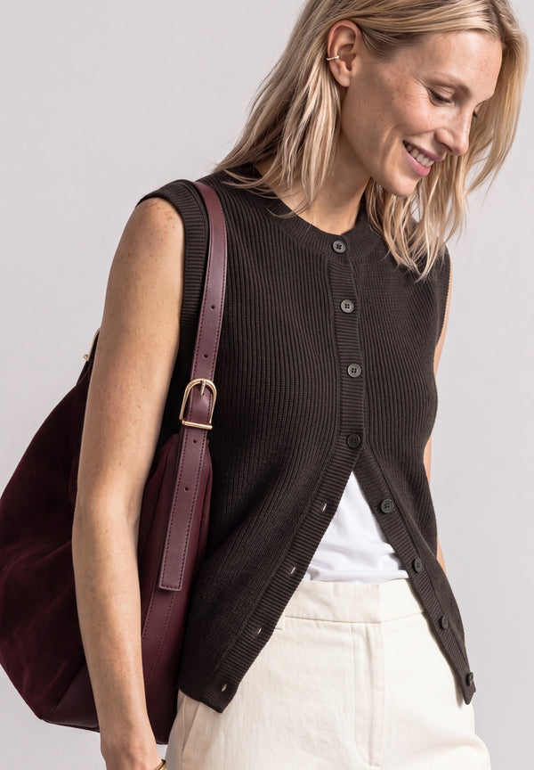 Street One - LTD QR sleeveless cardigan - 254146