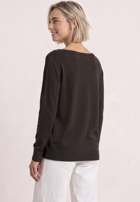 Street One - QR basic u-boat sweater - 303874