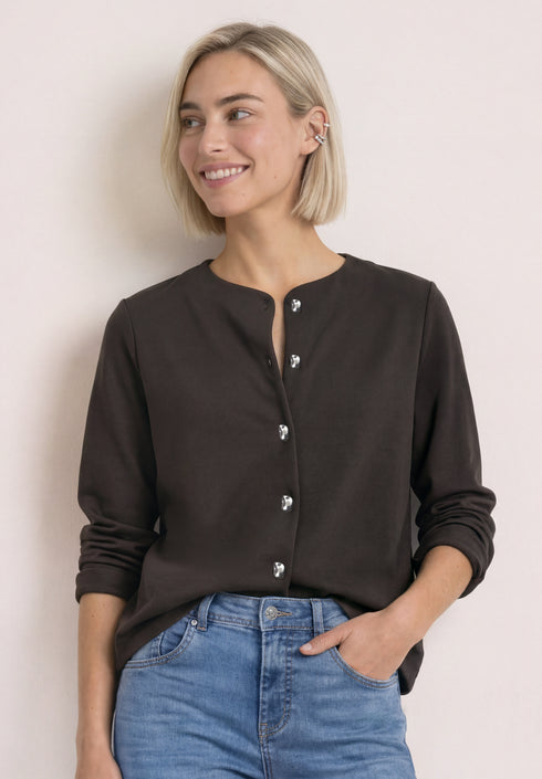 Street One - short jacket with deco buttons - 325710