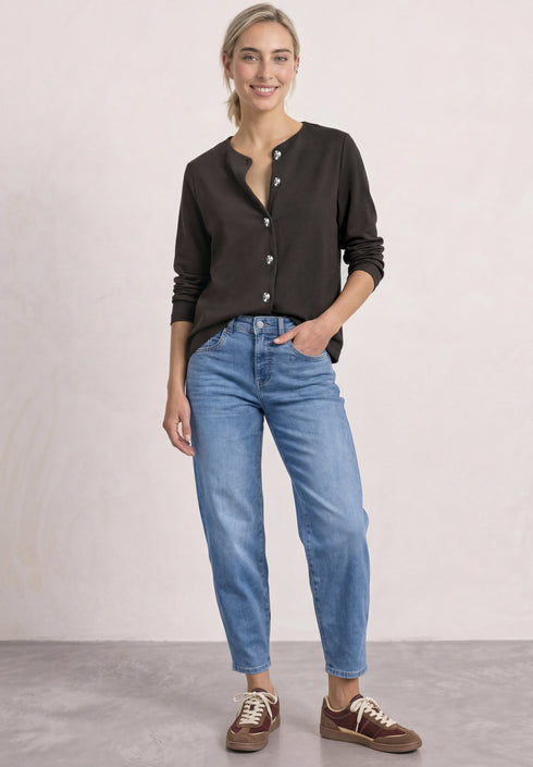 Street One - short jacket with deco buttons - 325710