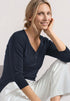 Street One - 3/4-Arm Shirt mit Knopfdetail - 325580