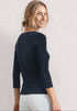 Street One - 3/4-Arm Shirt mit Knopfdetail - 325580