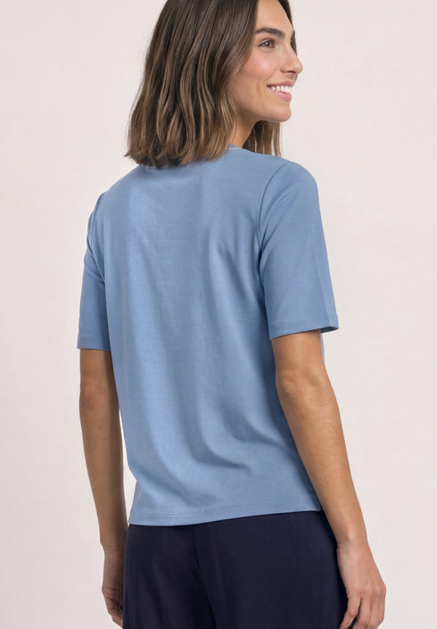 Street One - LTD QR shirt with stripes - 325699