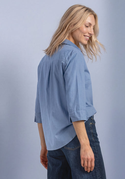 Street One - LTD QR Corduroy Mix shirtcollar - 346862