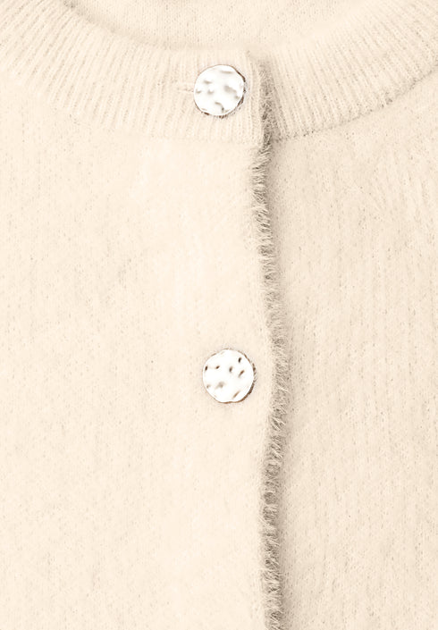Street One - fluffy short sleeve cardigan - 254241