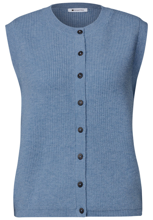 Street One - LTD QR sleeveless cardigan - 254146