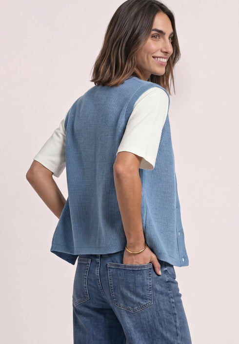 Street One - LTD QR sleeveless cardigan - 254146