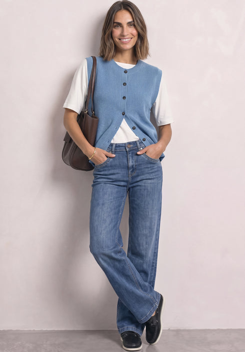 Street One - LTD QR sleeveless cardigan - 254146