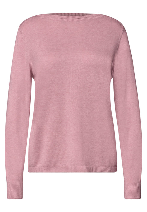Street One - QR basic u-boat sweater - 303874