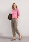 Street One - LTD QR rolled edge u-boat sweater - 303963