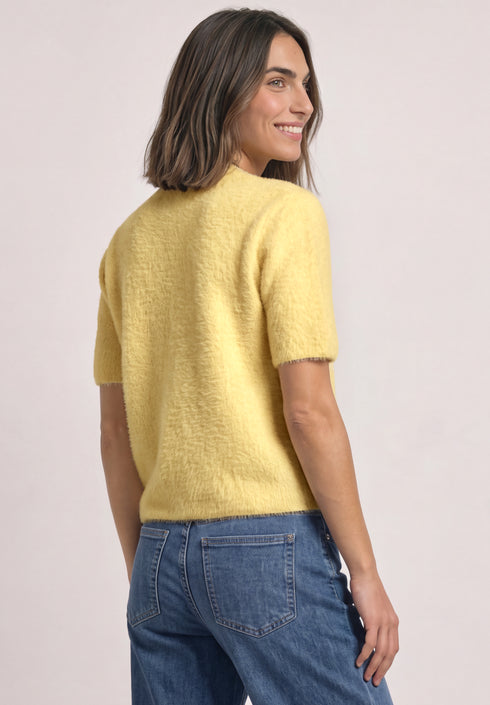 Street One - fluffy short sleeve cardigan - 254241