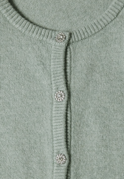 Street One - LTD QR cosy roundneck cardigan - 254185