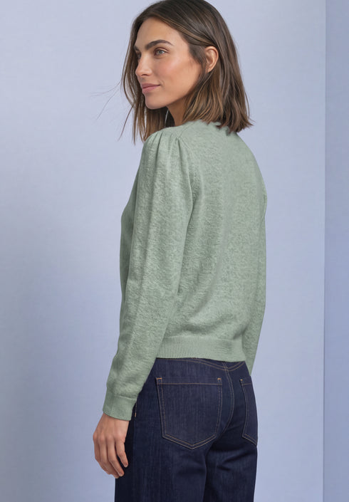 Street One - LTD QR cosy roundneck cardigan - 254185