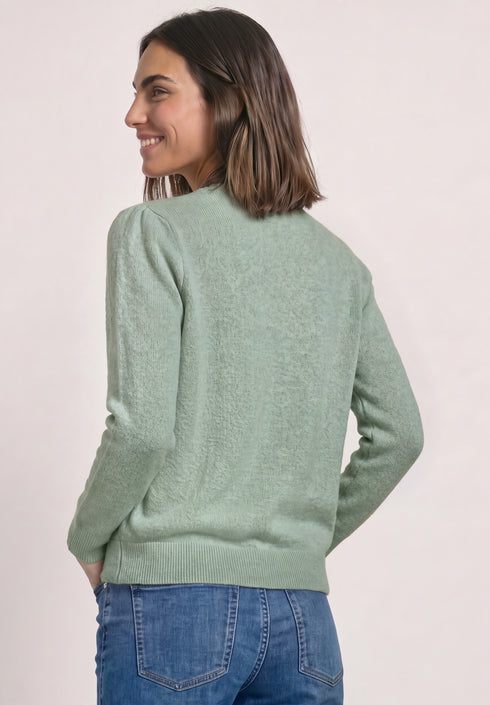 Street One - LTD QR cosy puffy sleeve sweater - 303967