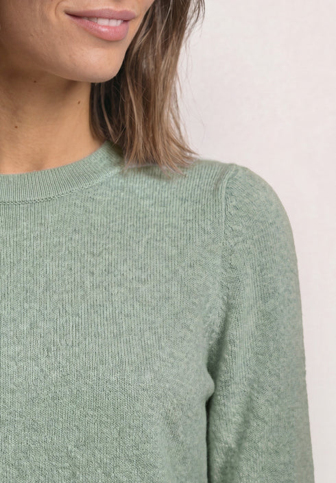 Street One - LTD QR cosy puffy sleeve sweater - 303967