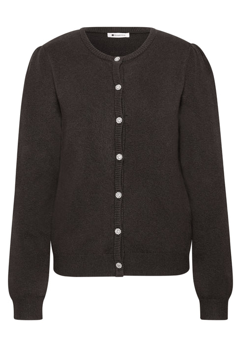 Street One - LTD QR cosy roundneck cardigan - 254185