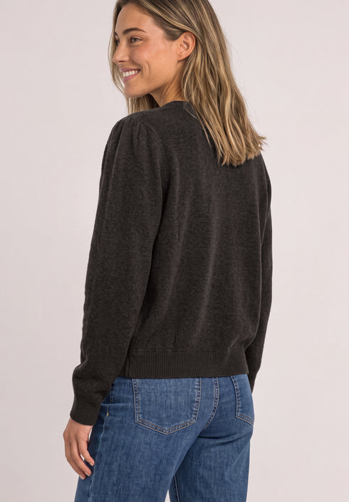Street One - LTD QR cosy roundneck cardigan - 254185