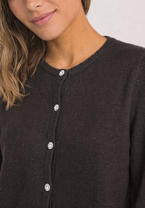 Street One - LTD QR cosy roundneck cardigan - 254185