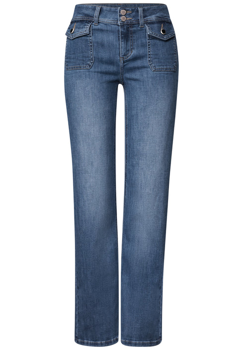 Street One - Style Amalia Straight Leg - Länge 28 - 381489