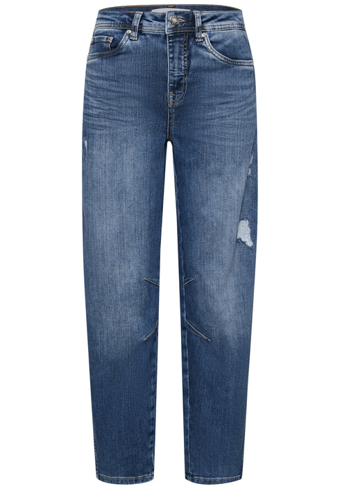 Street One - Highwaist Style Riley Relaxed Barrel - Länge 28 - 381568