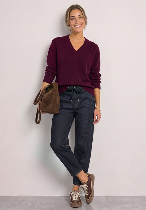 Street One - Highwaist Style Karlie Barrel - Länge 28 - 381569