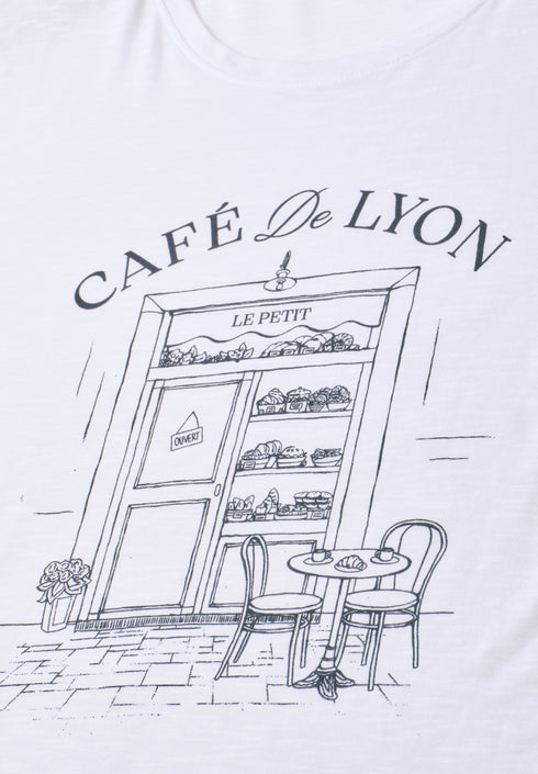 Street One - T-Shirt mit Rundhals und Frontprint - 325627