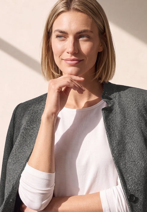 Street One - QR Small Houndstooth Blazer - 213208