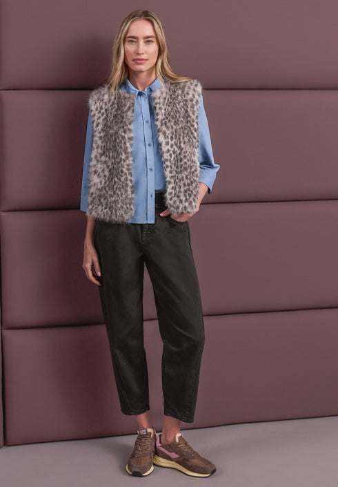Street One - Fake Fur Vest - 220337