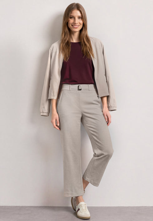 Street One - High Waist Culotte mit Schnallendetail - 381359