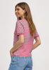 Street One - T-Shirt mit Boat Neck und Streifen - 325572