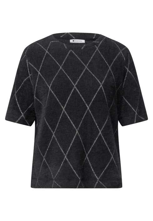 Street One - LTD QR fluffy shirt - 326168