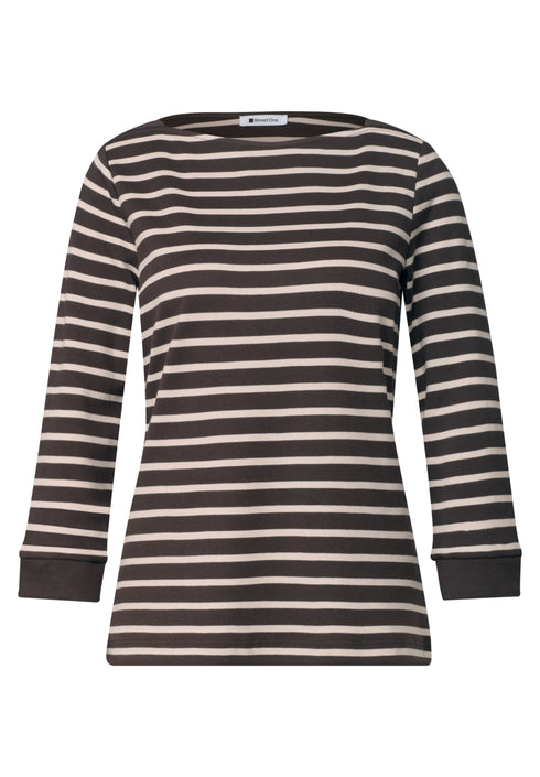 Street One - basic yds u-boat shirt - 325698