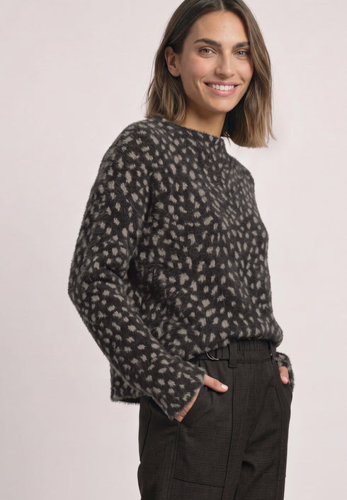Street One - LTD QR fluffy dessin turtle neck - 326068