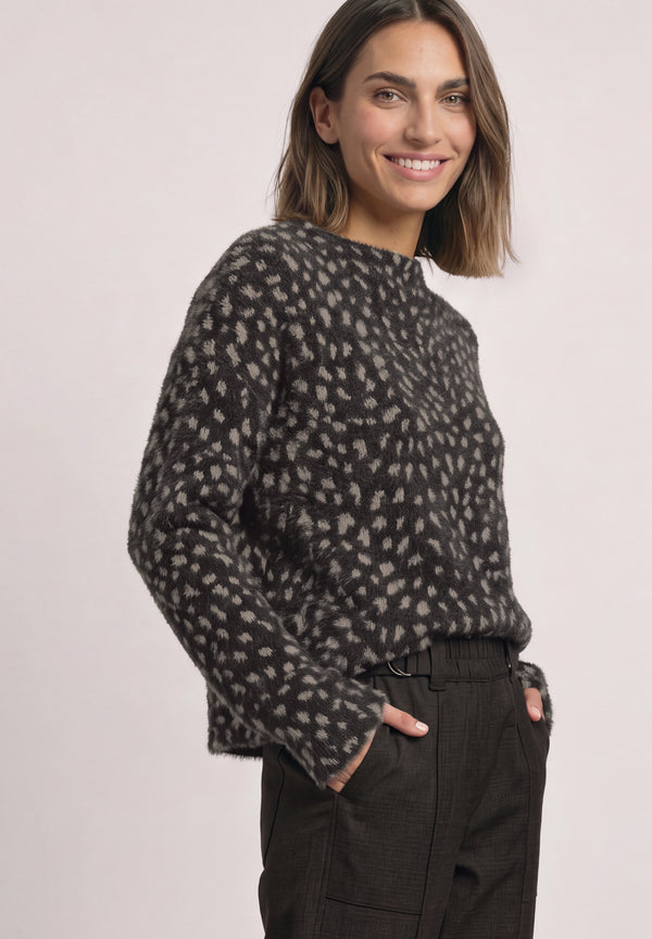 Street One - LTD QR fluffy dessin turtle neck - 326068