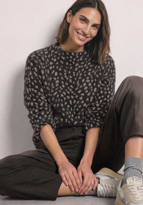 Street One - LTD QR fluffy dessin turtle neck - 326068