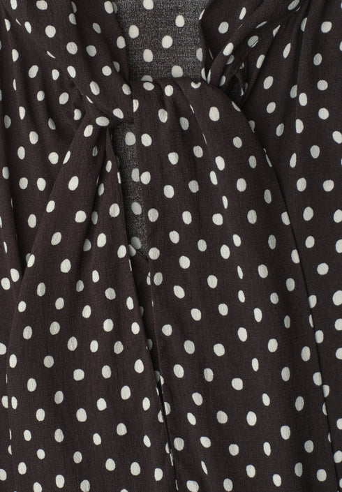 Street One - Printed blouse with tie detail - 346860