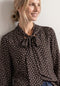 Street One - Printed blouse with tie detail - 346860