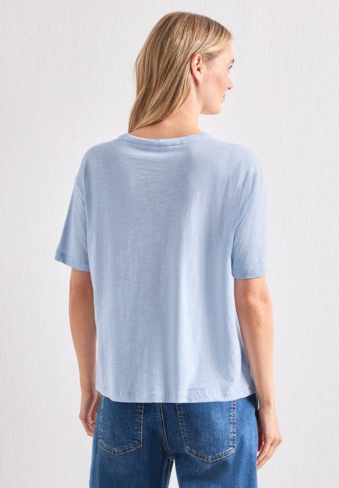 Street One - T-Shirt mit Rundhals und Frontprint - 325627