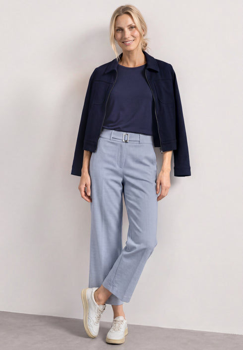 Street One - High Waist Culotte mit Schnallendetail - 381359