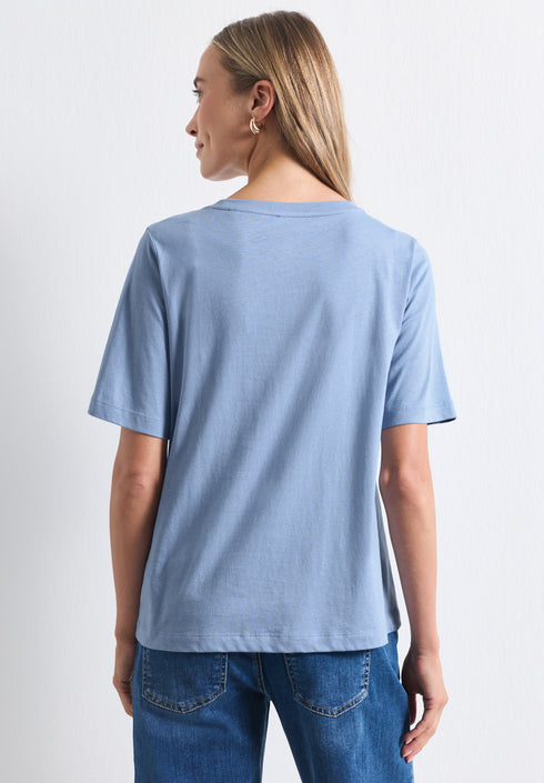 Street One - photo print shirt - 325718