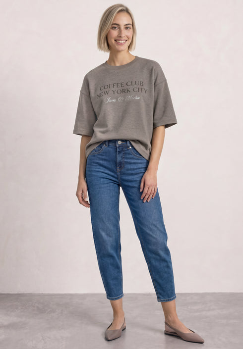 Street One - Short Boxy Crewneck - 303982