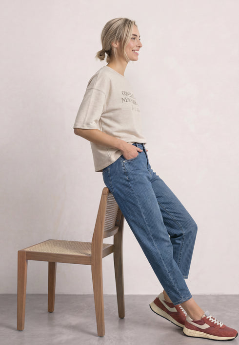 Street One - Short Boxy Crewneck - 303982