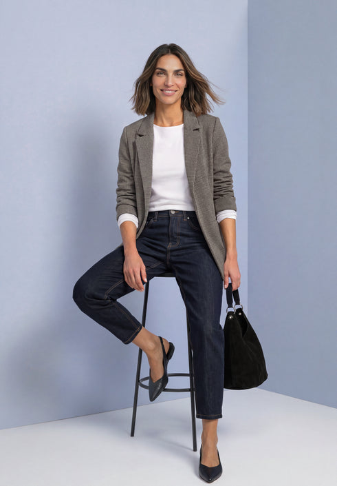 Street One - Long Open Blazer - 213194